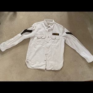 Denim Ralph Lauren Polo long sleeve shirt.